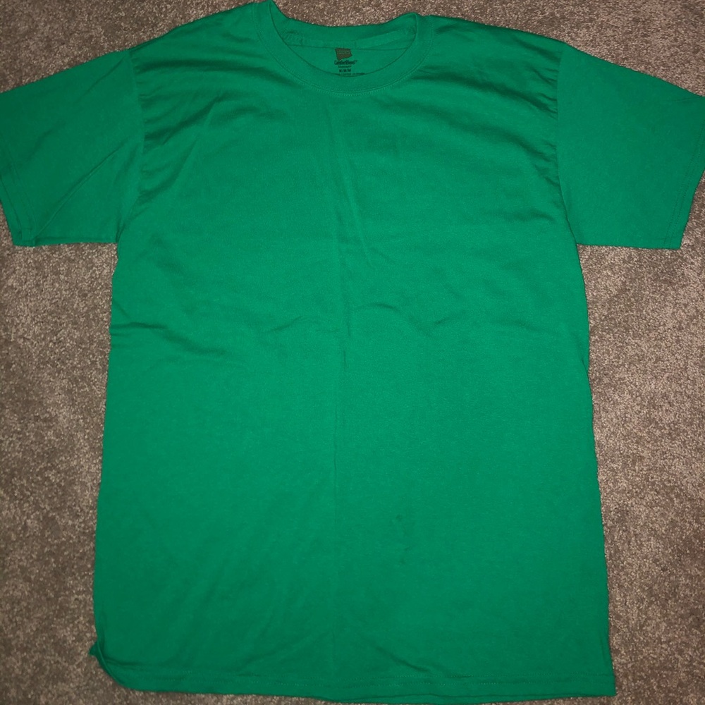 Green Hanes T-Shirt